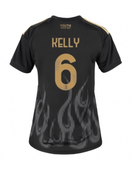 Juventus Lloyd Kelly #6 Maglia Gara Terza Repliche 2026-27 Donna Maniche Corte Juventus Lloyd Kelly #6 Maglia Gara Terza Repliche 2026-27 Donna Maniche Corte